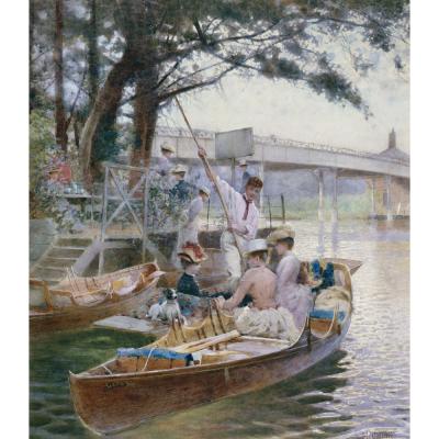 Caffieri, H - Cookham: The Boating Party